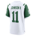 Johmsee NY.Jets #11 Jermaine Johnson II White Classic Alternate Game Jersey