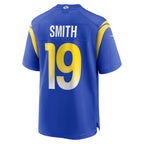 Johmsee LA.Rams #19 Xavier Smith Royal Home Game Jersey