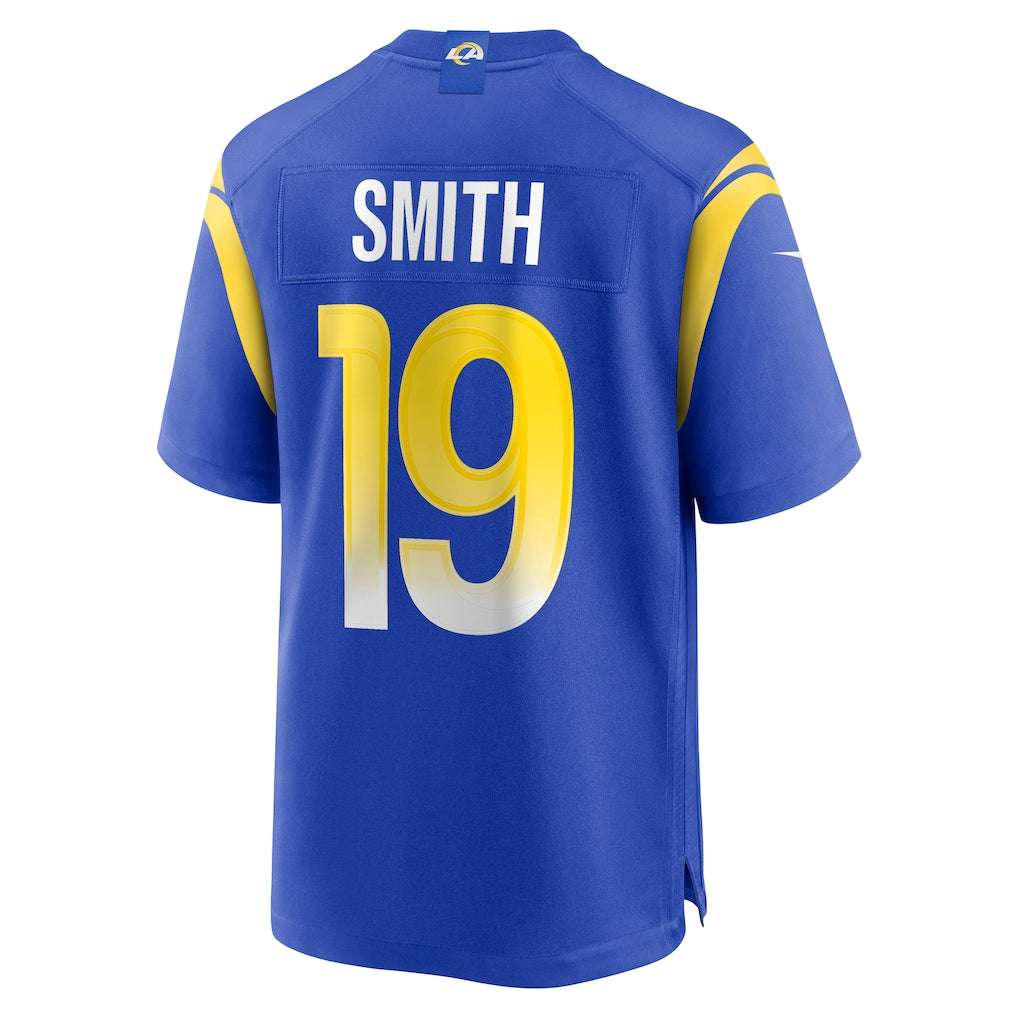 Johmsee LA.Rams #19 Xavier Smith Royal Home Game Jersey