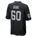 Johmsee LV.Raiders #60 Charles Grant Black Team Game Jersey
