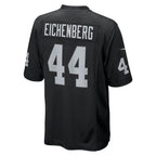 Johmsee LV.Raiders #44 Tommy Eichenberg Black Team Game Jersey