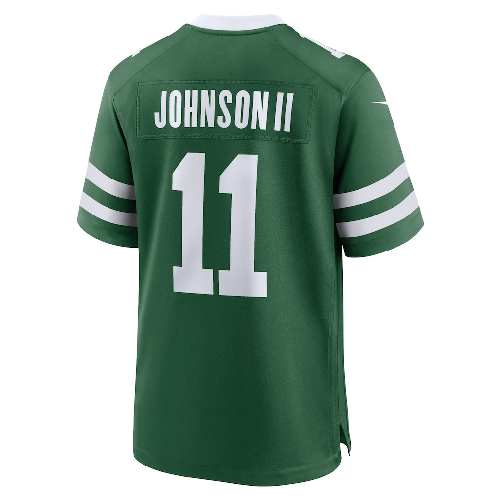 Johmsee NY.Jets #11 Jermaine Johnson II Legacy Green Game Jersey