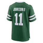 Johmsee NY.Jets #11 Jermaine Johnson II Legacy Green Game Jersey