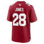 Johmsee A.Cardinals #28 Elijah Jones Cardinal Team Game Jersey