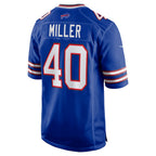 Johmsee B.Bills #40 Von Miller Royal Game Jersey