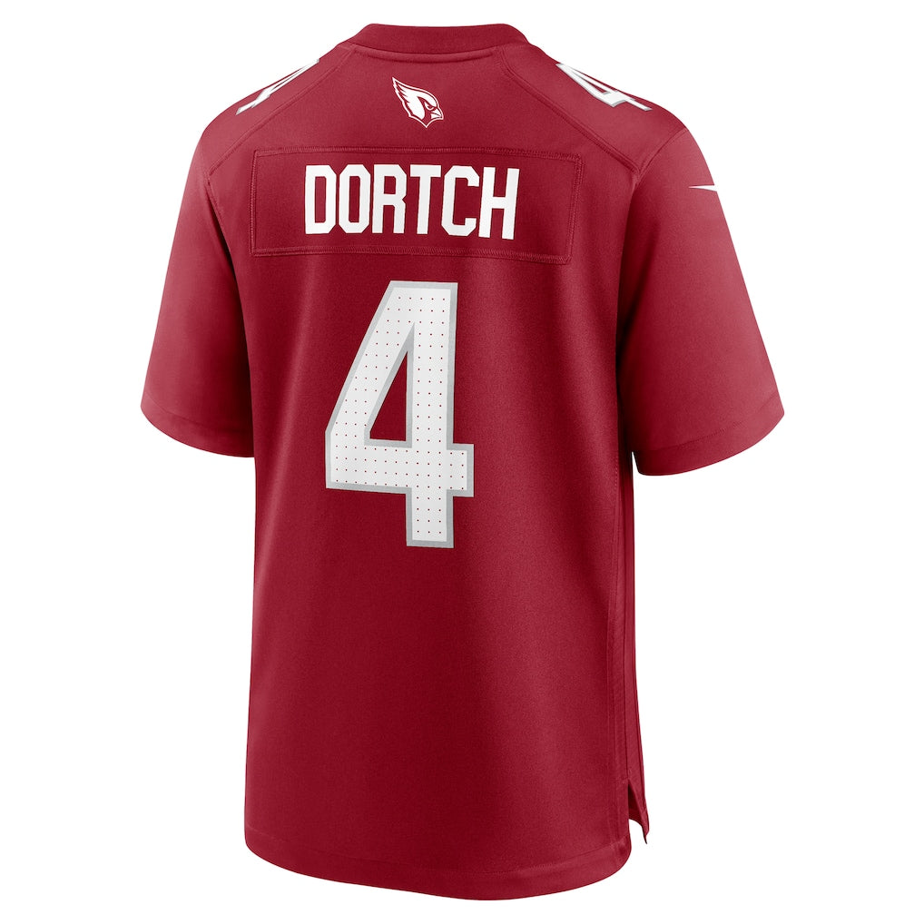 Johmsee A.Cardinals #4 Greg Dortch Cardinal Team Game Jersey