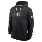 Johmsee KC.Chiefs Black 2026 Salute to Service Sideline Dri-FIT Pullover Hoodie Jerseys