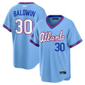 Johmsee A.Braves #30 Drake Baldwin player Blue 2026 City Connect Stadium Stitched Jerseys