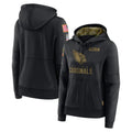 Johmsee A.Cardinals Black Salute to Service Limited Hoodies Blank Player Stitched Jerseys