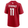 Johmsee A.Cardinals #11 Larry Fitzgerald Cardinal Team Retired Game Jersey