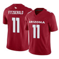 Johmsee A.Cardinals #11 Larry Fitzgerald Player Cardinal Vapor F.U.S.E. Limited Home Game Stitched Jerseys