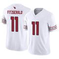 Johmsee A.Cardinals #11 Larry Fitzgerald Player White Vapor F.U.S.E. Limited Home Game Stitched Jerseys