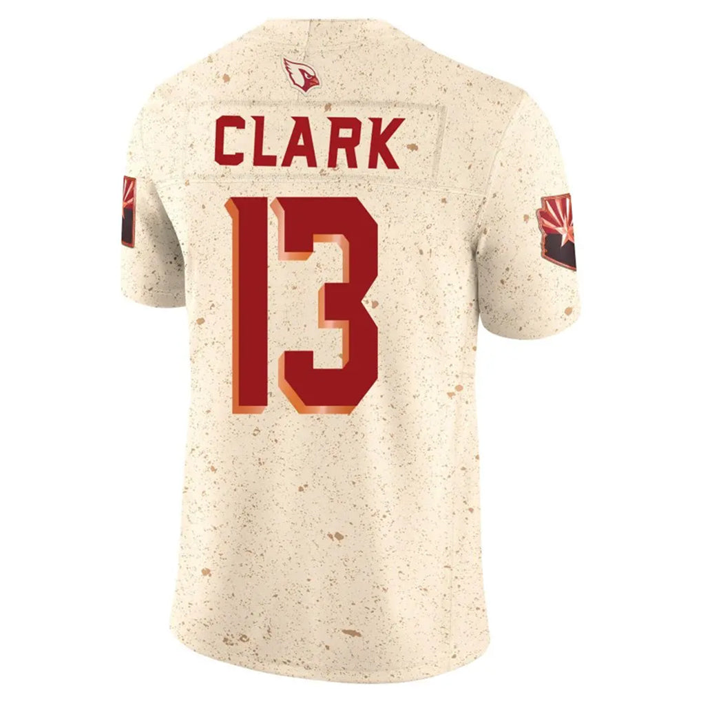 Johmsee A.Cardinals #13 Kei'Trel Clark Player Cream Rivalries Collection Vapor Limited Home Game Stitched Jerseys