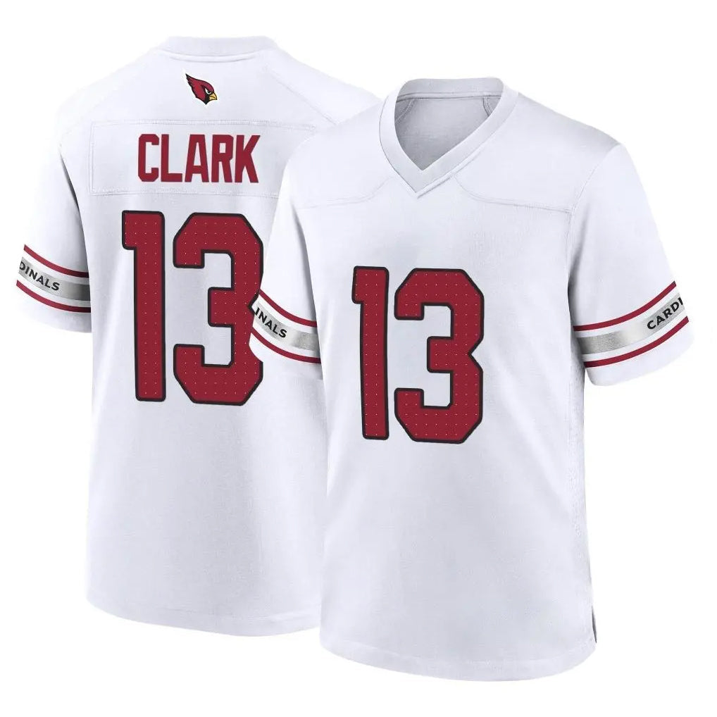 Johmsee A.Cardinals #13 Kei'Trel Clark Player White Home Game Stitched Jerseys