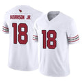 Johmsee A.Cardinals #18 Marvin Harrison Jr. Player White Vapor F.U.S.E. Limited Home Game Stitched Jerseys