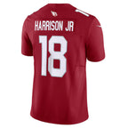Johmsee A.Cardinals #18 Marvin Harrison Jr. Player Cardinal Vapor F.U.S.E. Limited Stitched Jerseys