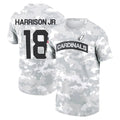 Johmsee A.Cardinals #18 Marvin Harrison Jr. Player Salute to Service Hoodies & T-Shirts Stitched Jerseys