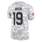 Johmsee A.Cardinals #19 Carson Beck Player Camo Salute to Service Limited Home Stitched Jerseys