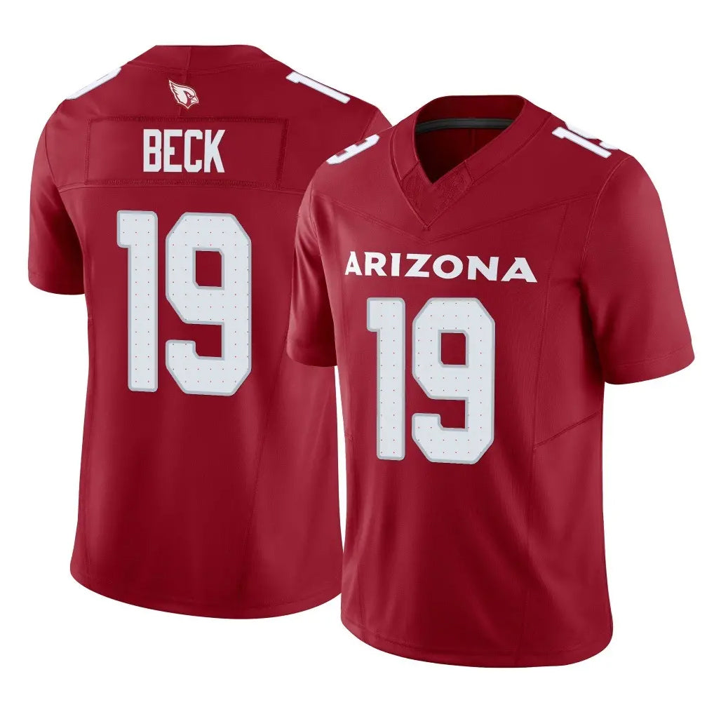 Johmsee A.Cardinals #19 Carson Beck Player Cardinal Vapor F.U.S.E. Limited Home Game Stitched Jerseys