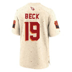 Johmsee A.Cardinals #19 Carson Beck Player Cream Rivalries Collection Game Stitched Jerseys