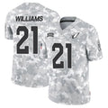 Johmsee A.Cardinals #21 Garrett Williams Player Camo Salute to Service Limited Stitched Stitched Jerseys