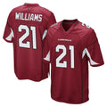 Johmsee A.Cardinals #21 Garrett Williams Player Cardinal Home Game Stitched Jerseys