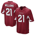 Johmsee A.Cardinals #21 Garrett Williams Player Cardinal Home Game Stitched Jerseys