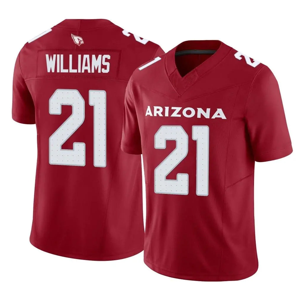 Johmsee A.Cardinals #21 Garrett Williams Player Cardinal Vapor F.U.S.E. Limited Home Game Stitched Jerseys