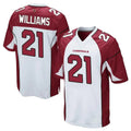 Johmsee A.Cardinals #21 Garrett Williams Player White Cardinal Home Game Stitched Jerseys