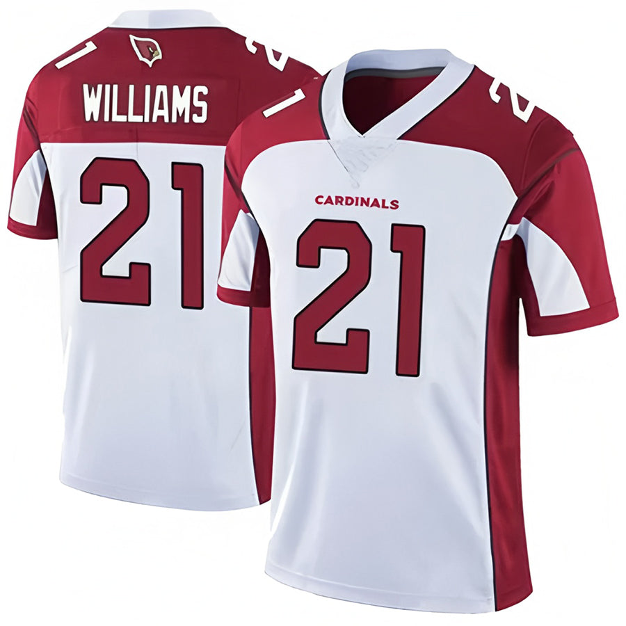 Johmsee A.Cardinals #21 Garrett Williams Player White Game Stitched Jerseys