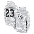 Johmsee A.Cardinals #23 Sean Murphy-Bunting Player Camo Salute to Service Hoodies Stitched Jerseys