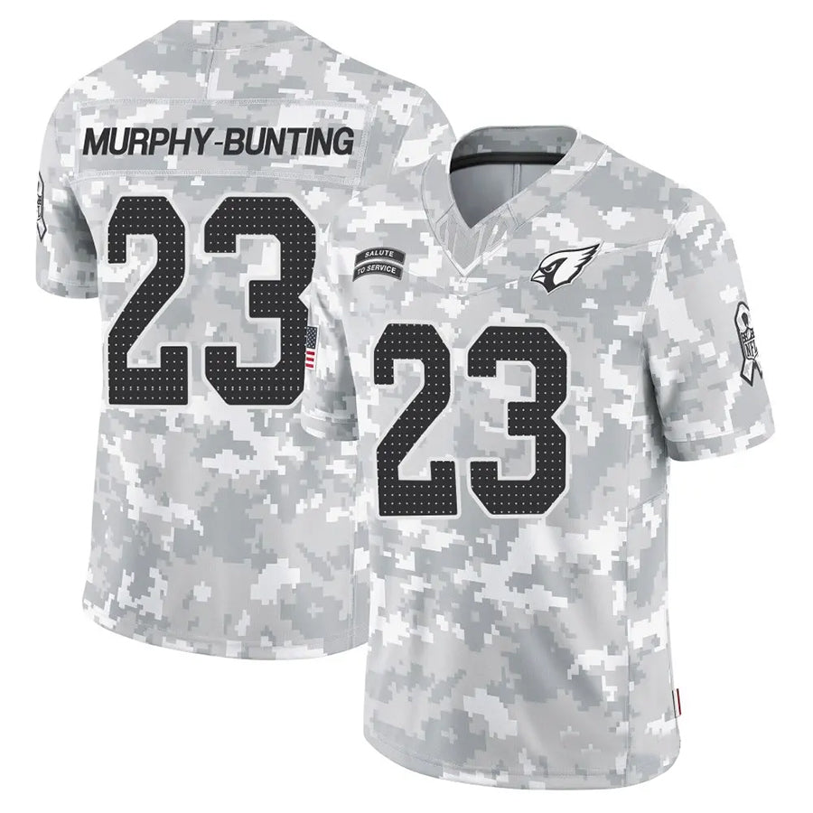 Johmsee A.Cardinals #23 Sean Murphy-Bunting Player Camo Salute to Service Limited Stitched Jerseys