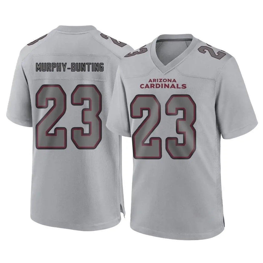 Johmsee A.Cardinals #23 Sean Murphy-Bunting Player Gray Fashion Home Game Stitched Jerseys