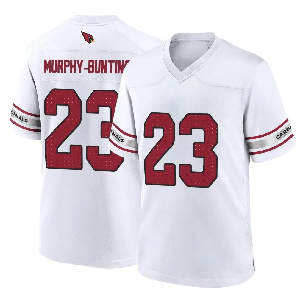 Johmsee A.Cardinals #23 Sean Murphy-Bunting Player White Home Game Stitched Jerseys