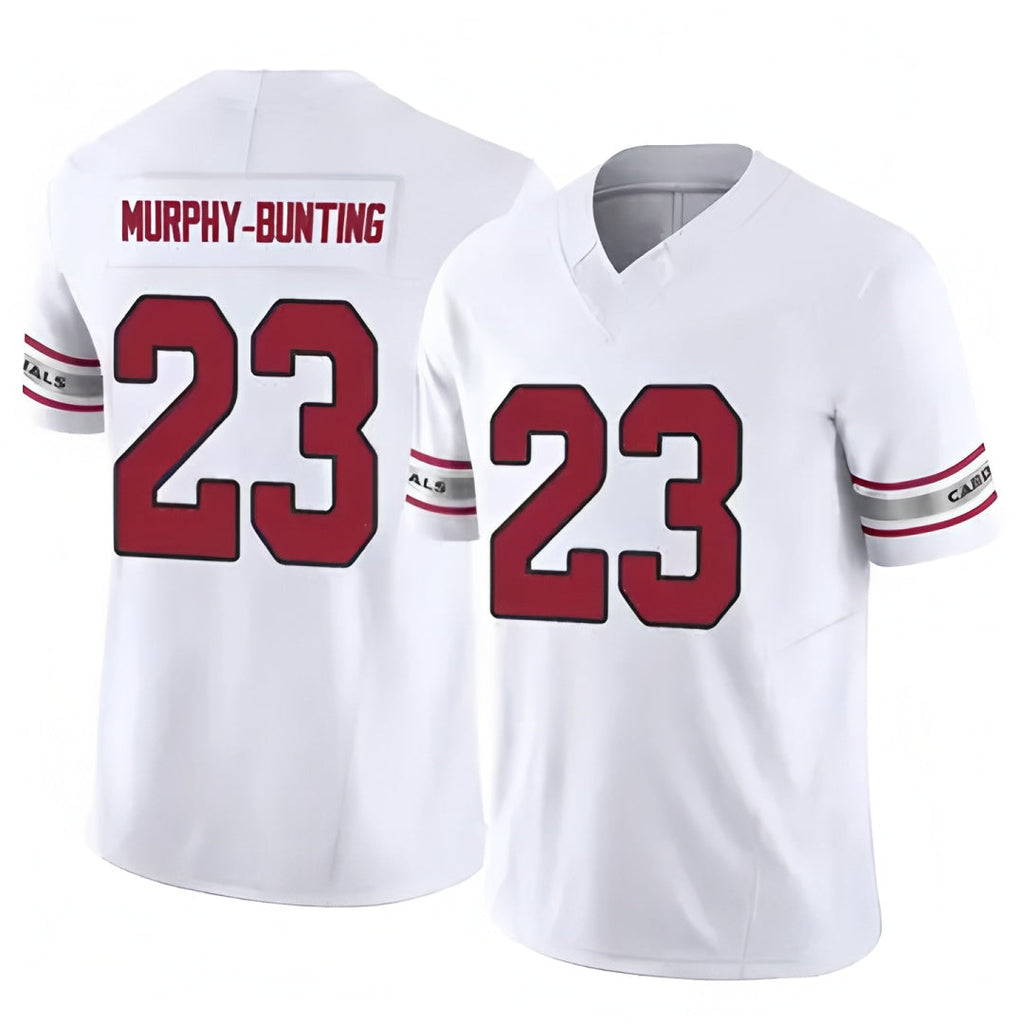 Johmsee A.Cardinals #23 Sean Murphy-Bunting Player White Limited Home Game Stitched Jerseys