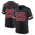 Johmsee A.Cardinals #25 Zaven Collins Player Black Game Home Stitched Jerseys