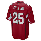 Johmsee A.Cardinals #25 Zaven Collins Player Cardinal Game Stitched Jerseys