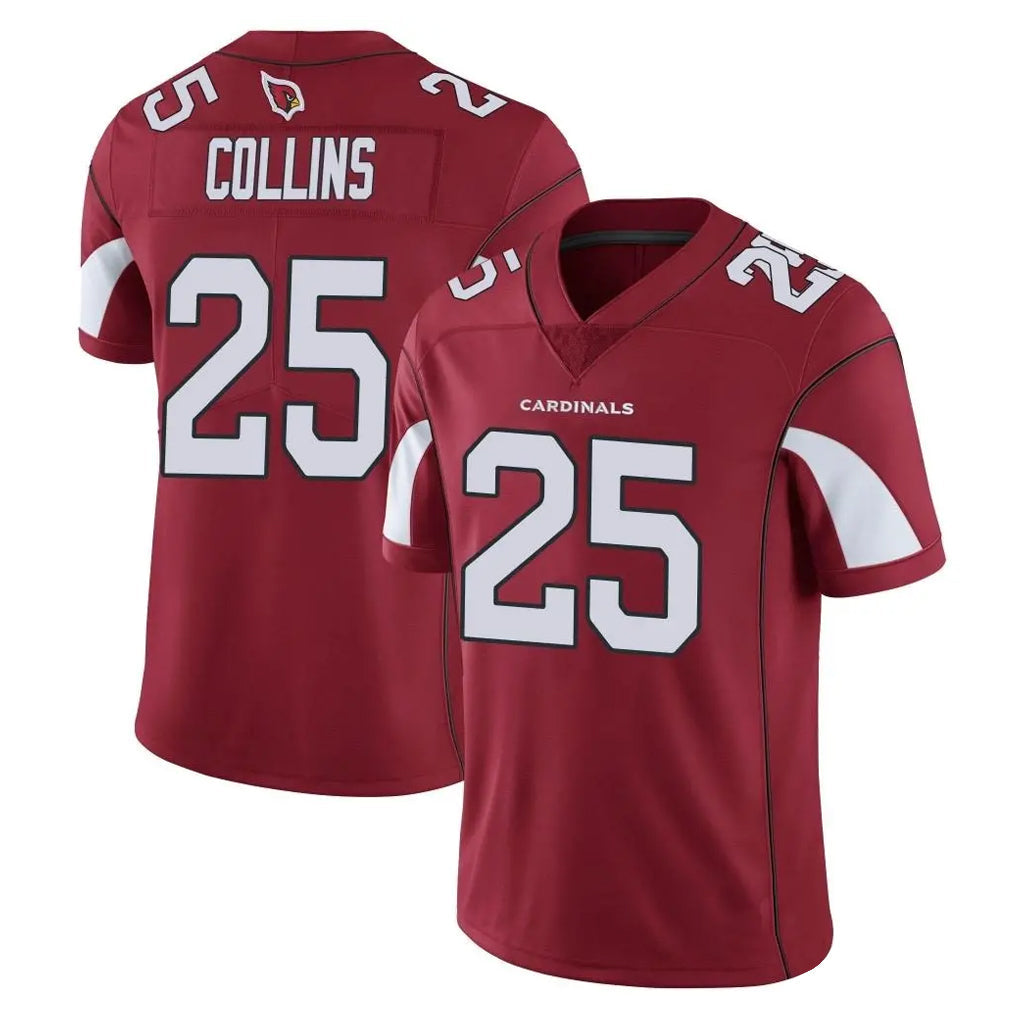 Johmsee A.Cardinals #25 Zaven Collins Player Cardinal Vapor Limited Home Game  Stitched Jerseys