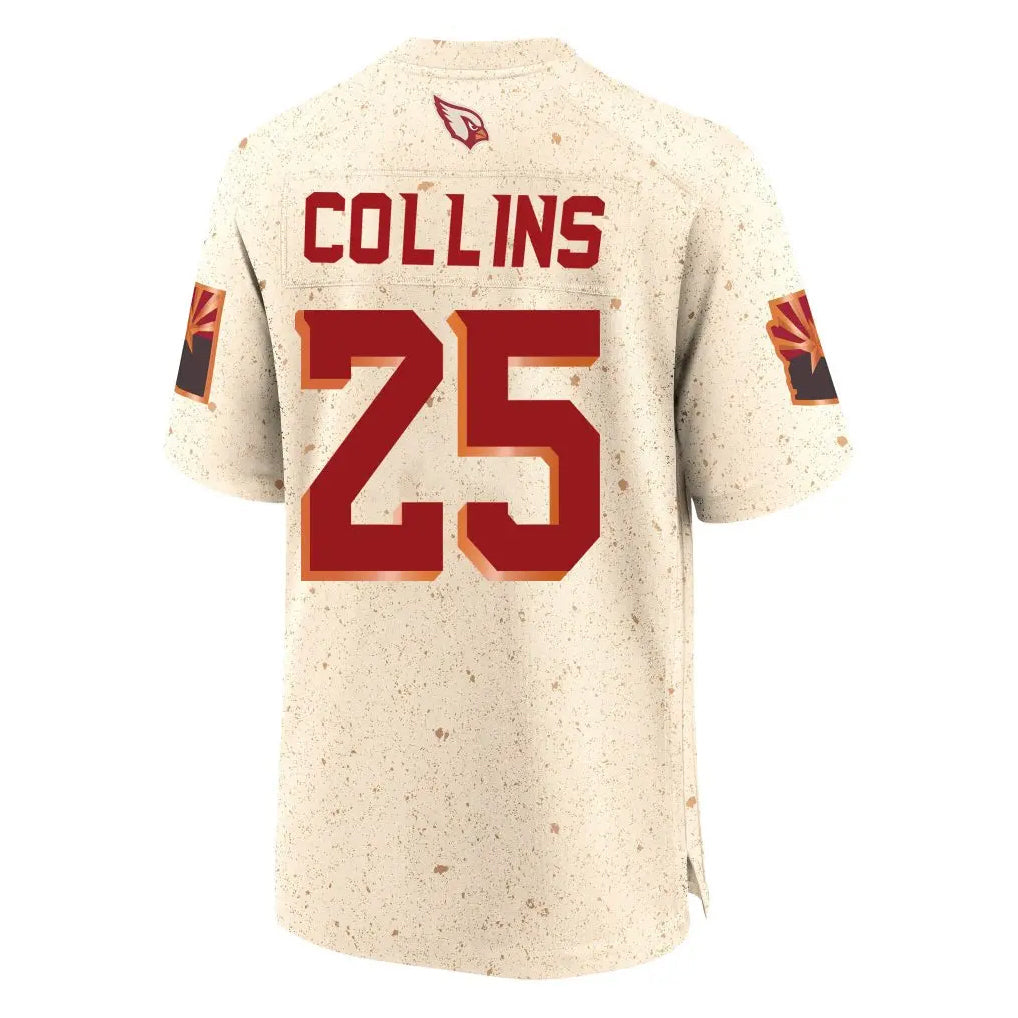 Johmsee A.Cardinals #25 Zaven Collins Player Cream Rivalries Collection Game Stitched Jerseys