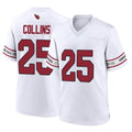 Johmsee A.Cardinals #25 Zaven Collins Player White Home Game Stitched Jerseys