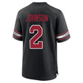 Johmsee A.Cardinals #2 Will Johnson Player Black Alternate Game Stitched Jerseys