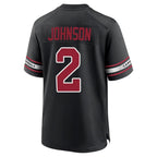 Johmsee A.Cardinals #2 Will Johnson Player Black Alternate Game Stitched Jerseys