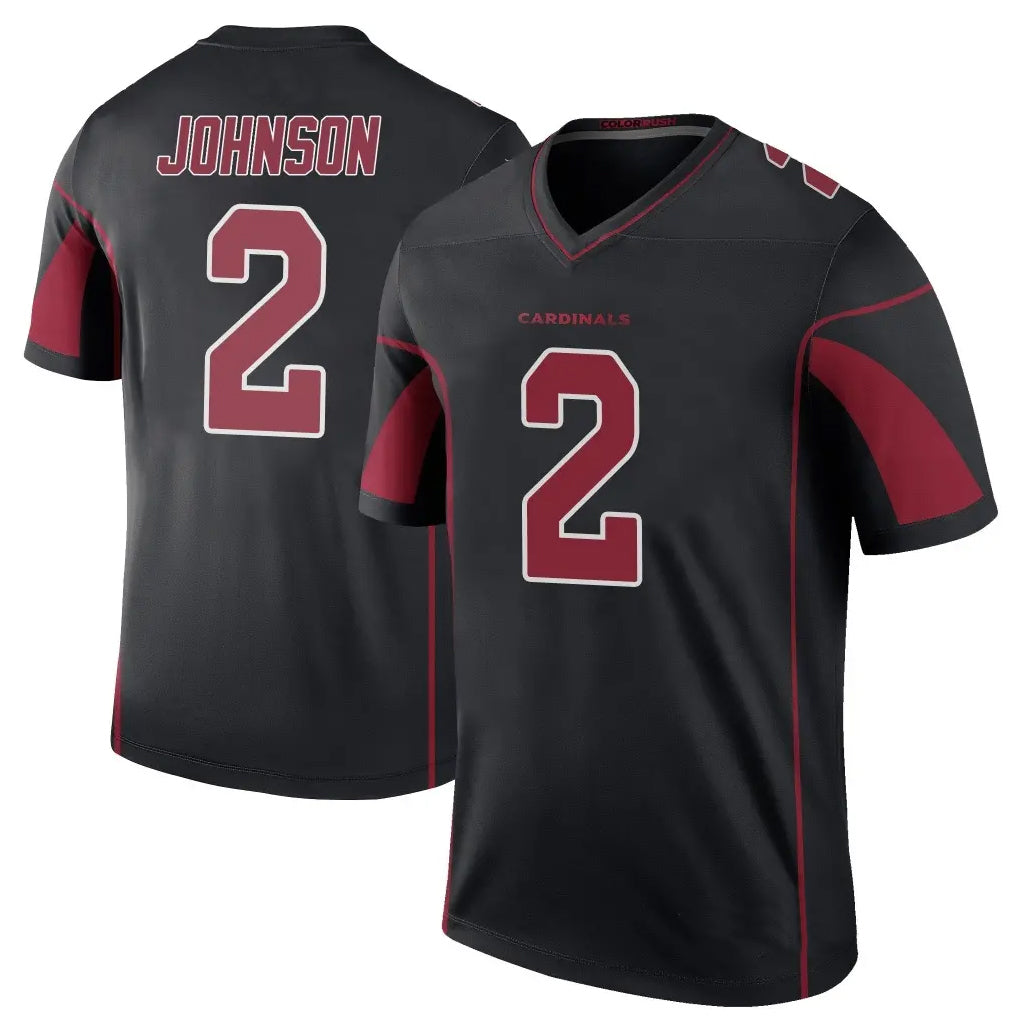 Johmsee A.Cardinals #2 Will Johnson Player Black Color Rush Vapor Limited Untouchable Stitched Jerseys