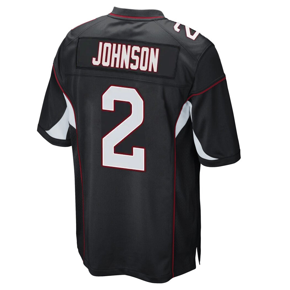 Johmsee A.Cardinals #2 Will Johnson Player Black Home Game Stitched Jerseys