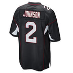 Johmsee A.Cardinals #2 Will Johnson Player Black Home Game Stitched Jerseys