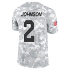 Johmsee A.Cardinals #2 Will Johnson Player Camo Salute to Service Limited Home Stitched Jerseys