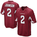 Johmsee A.Cardinals #2 Will Johnson Player Cardinal Home Game Stitched Jerseys