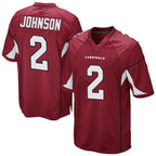 Johmsee A.Cardinals #2 Will Johnson Player Cardinal Home Game Stitched Jerseys