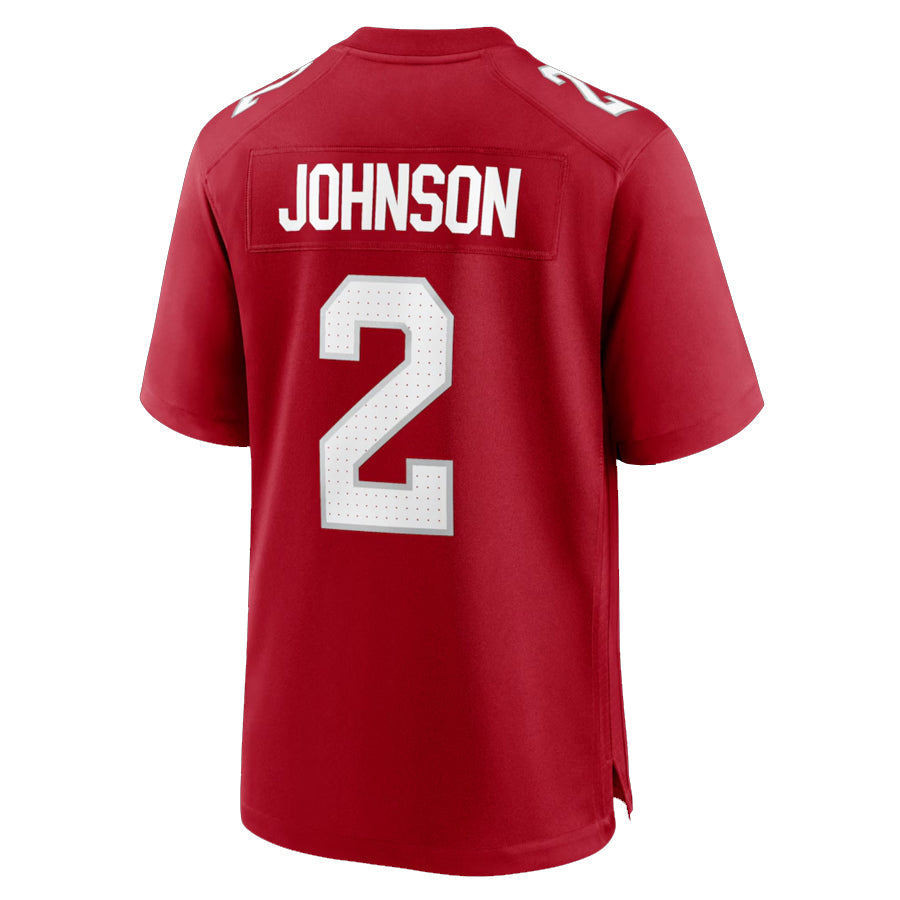 Johmsee A.Cardinals #2 Will Johnson Player Cardinal Limited Home Game Stitched Jerseys