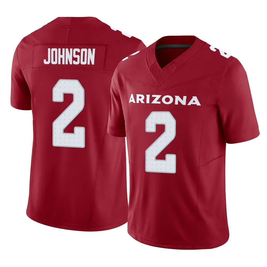 Johmsee A.Cardinals #2 Will Johnson Player Cardinal Vapor F.U.S.E. Limited Home Game Stitched Jerseys